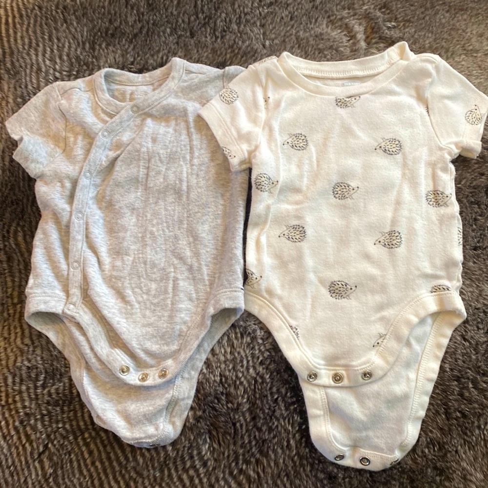 Gently worn Old Navy onesies